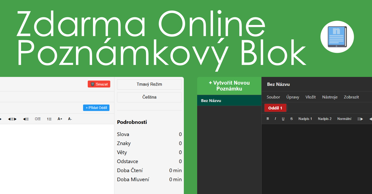 Online Poznámkový Blok