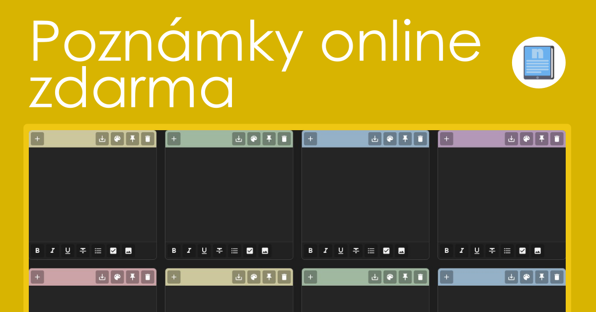 Online poznámky