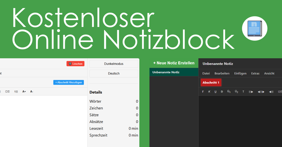 Online Notizblock