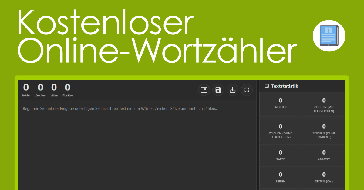 Online-Wortzähler
