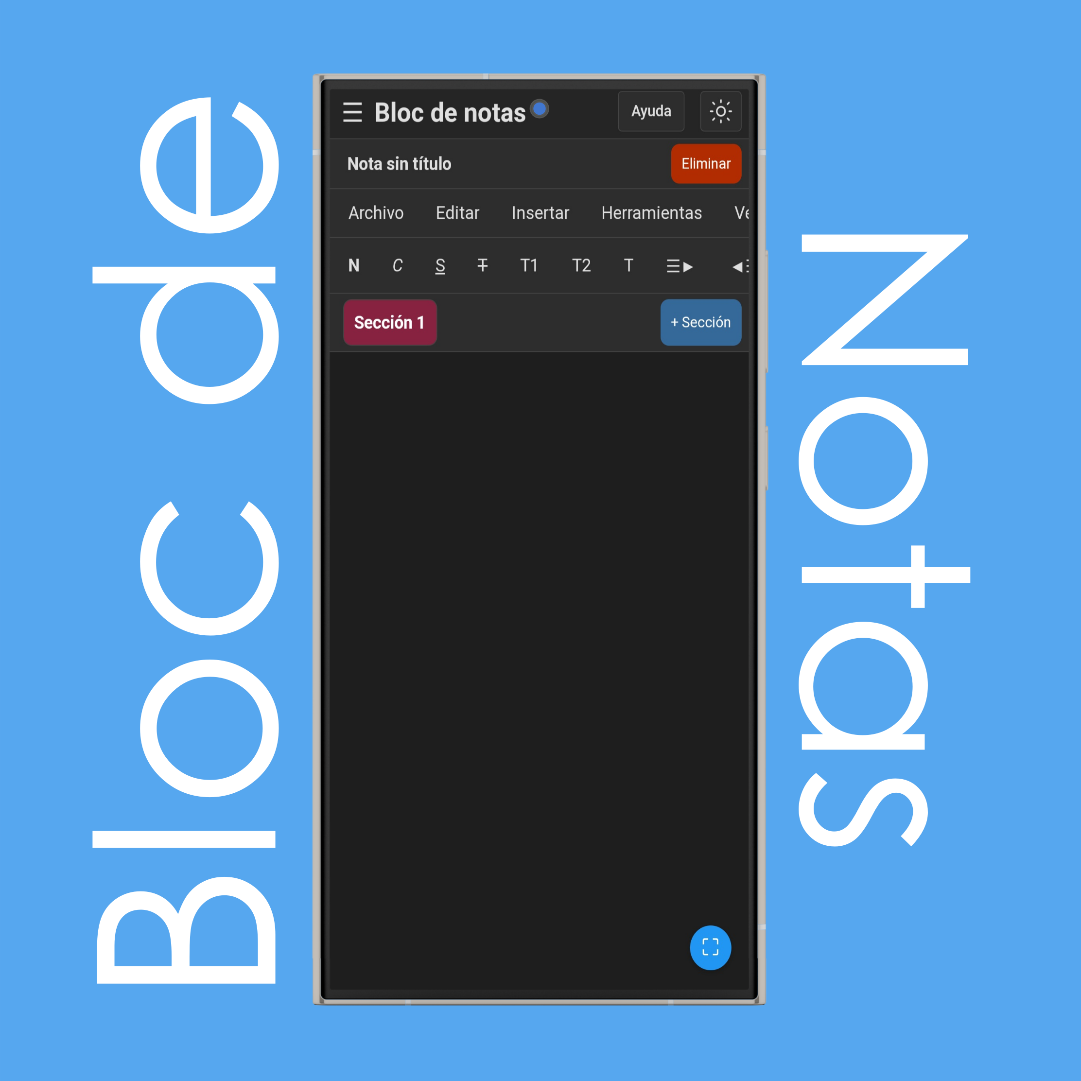 Bloc de notas en línea