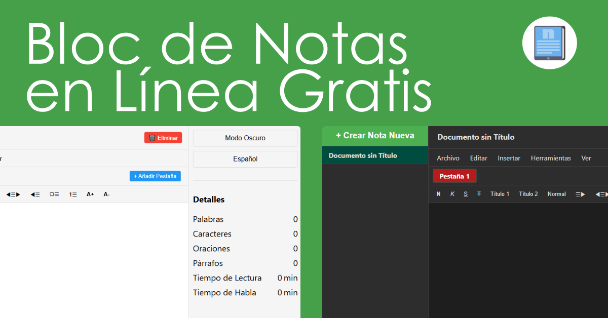 Bloc de Notas En Línea