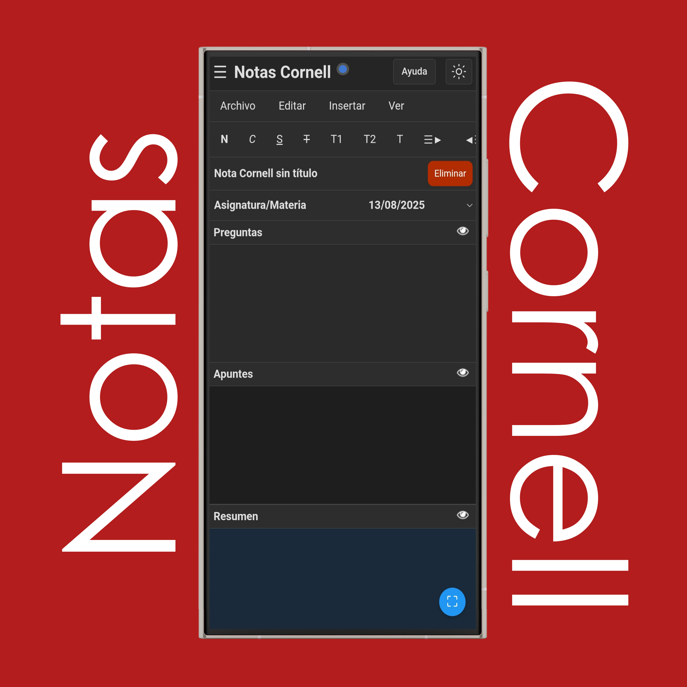 Notas Cornell en línea