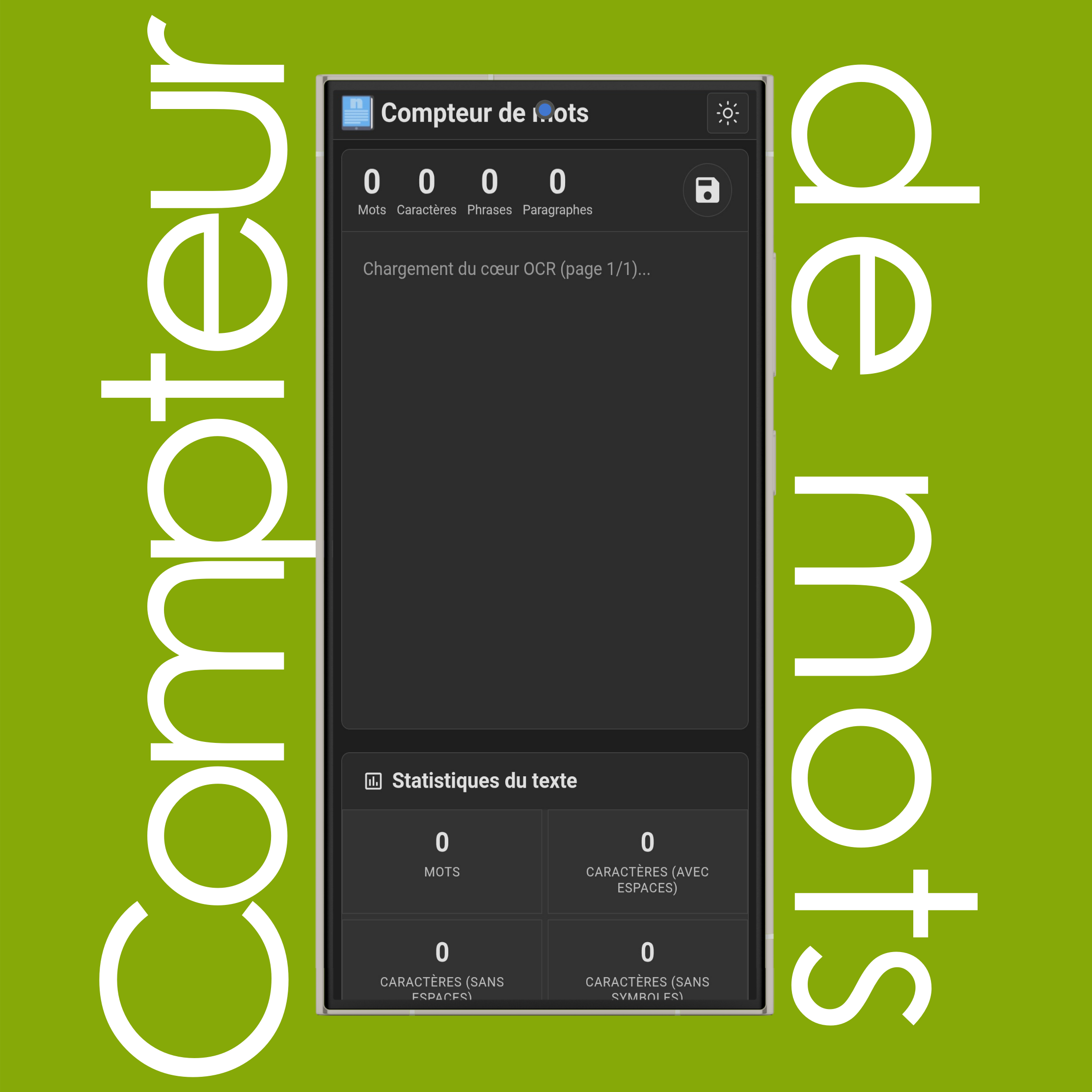 Notification de traitement OCR pour les images et PDF scannés