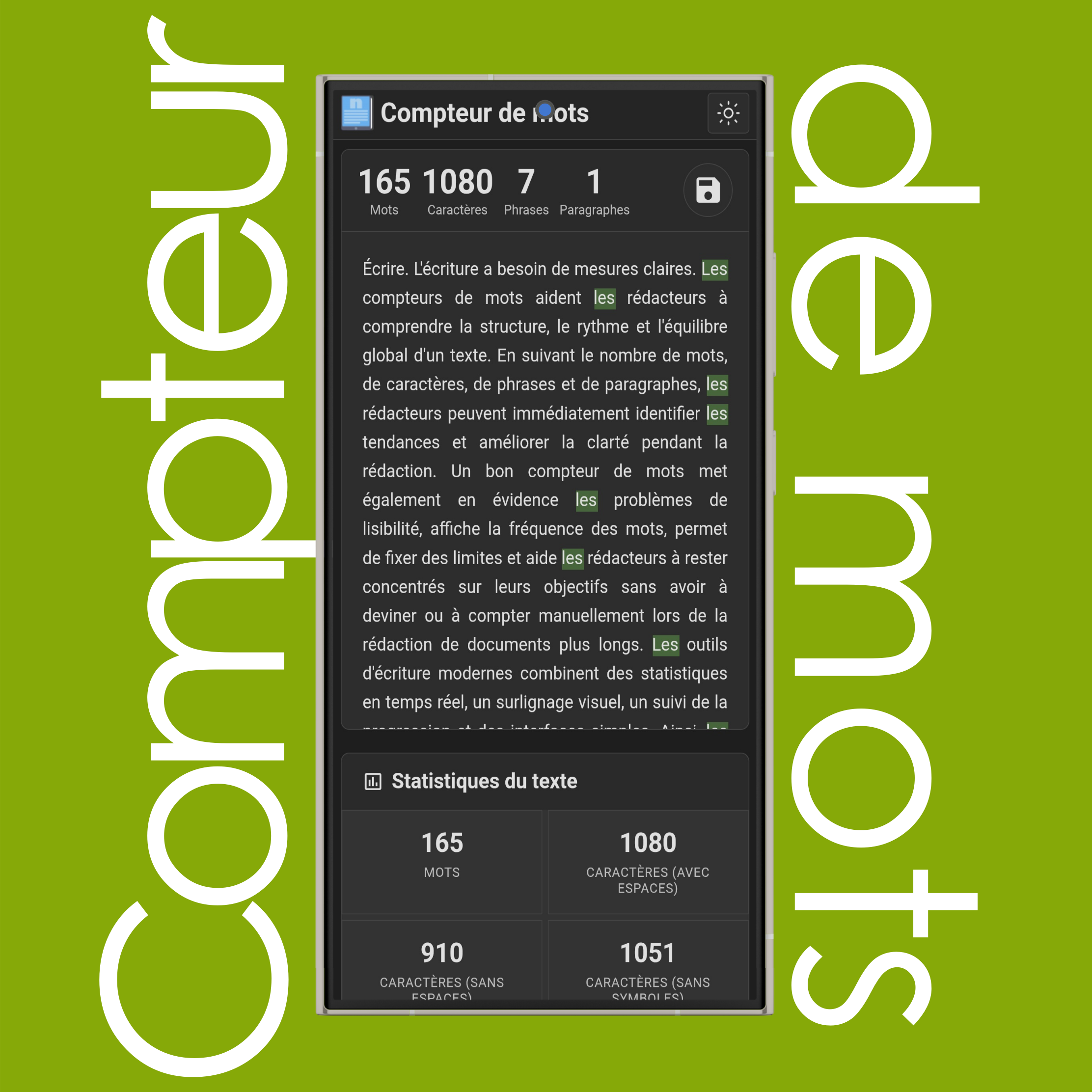 Rechercher et surligner des mots