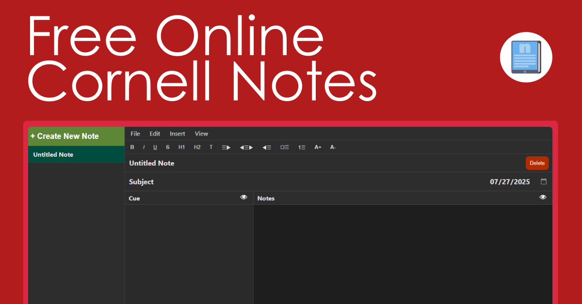 Online Cornell Note