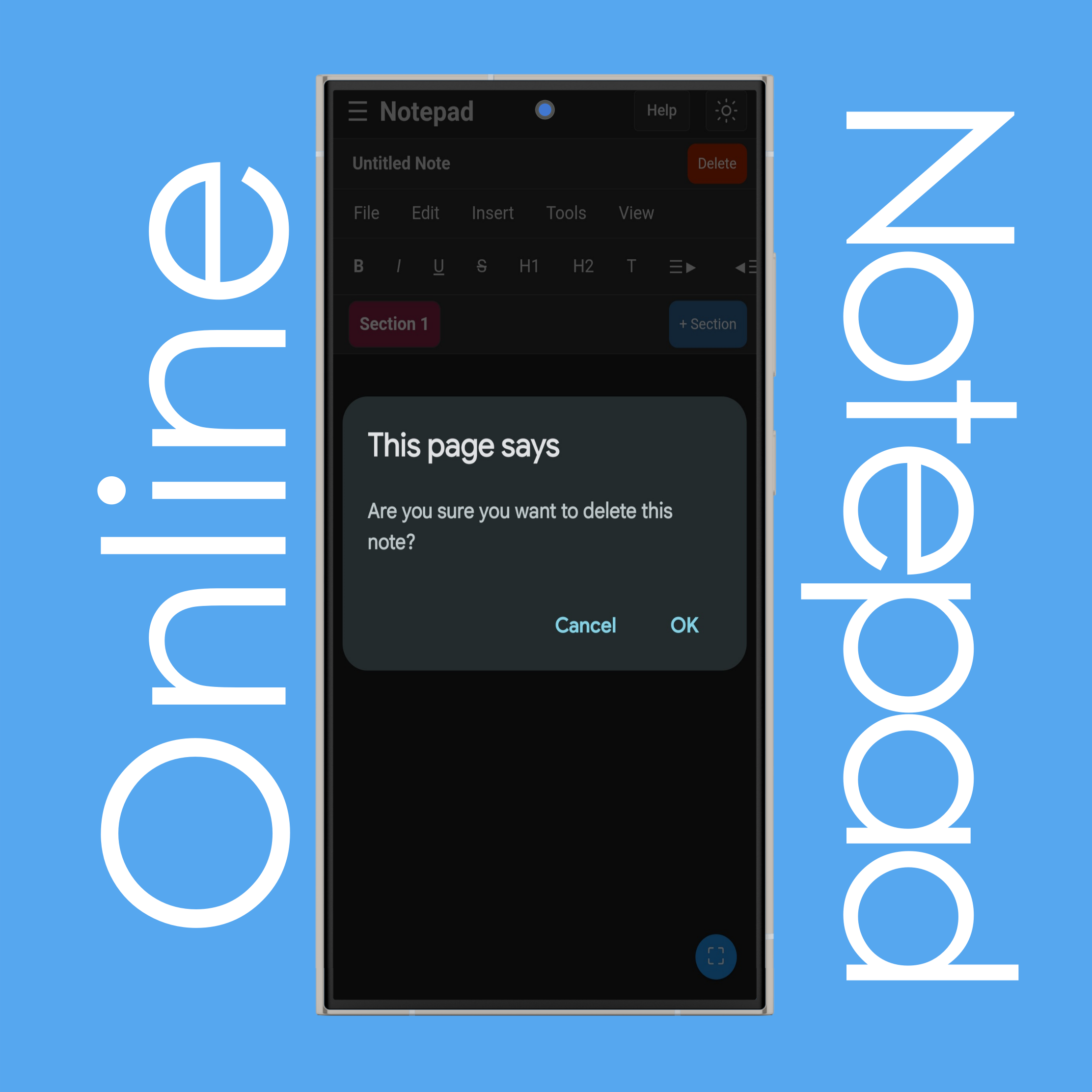 Delete Note