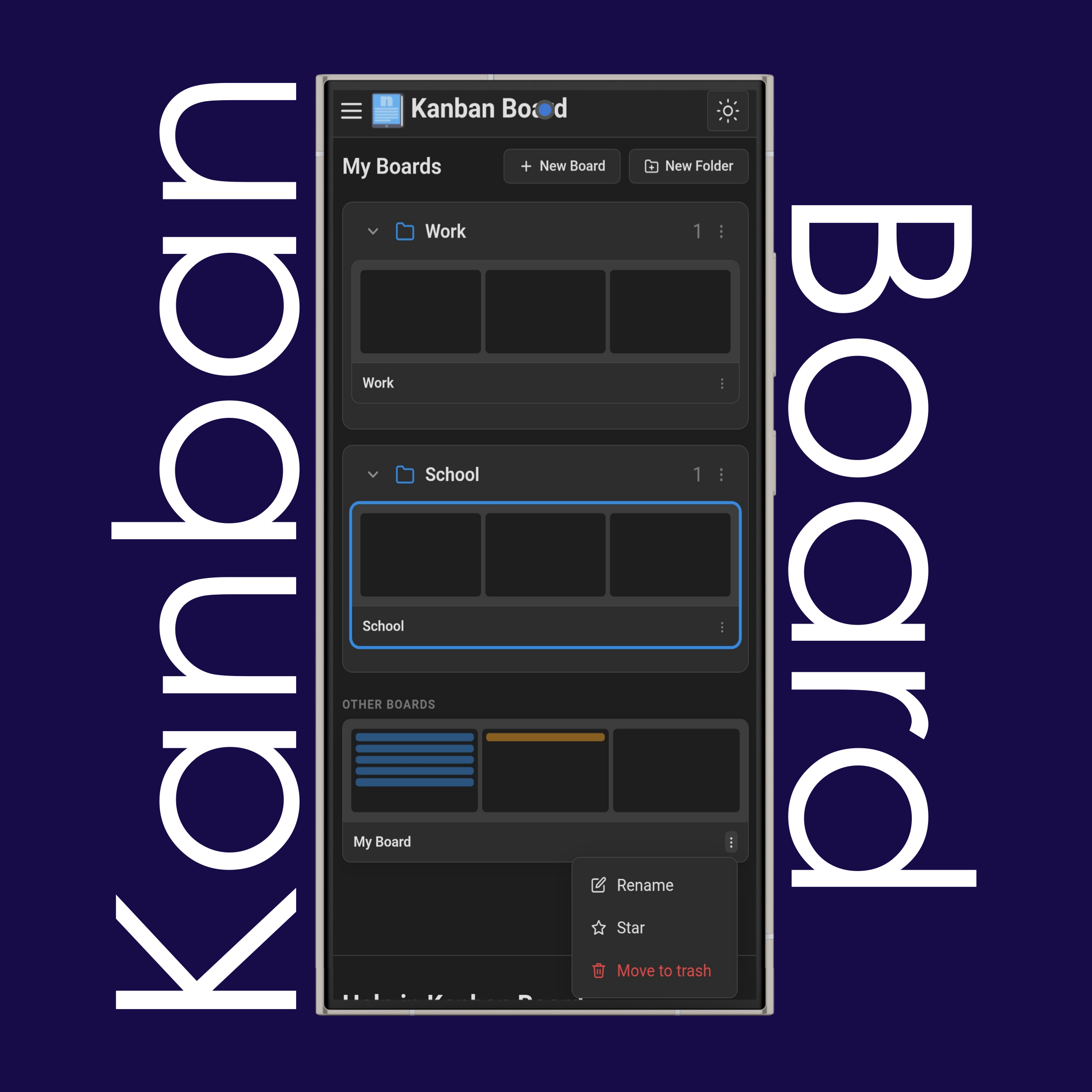 Kanban Boards List