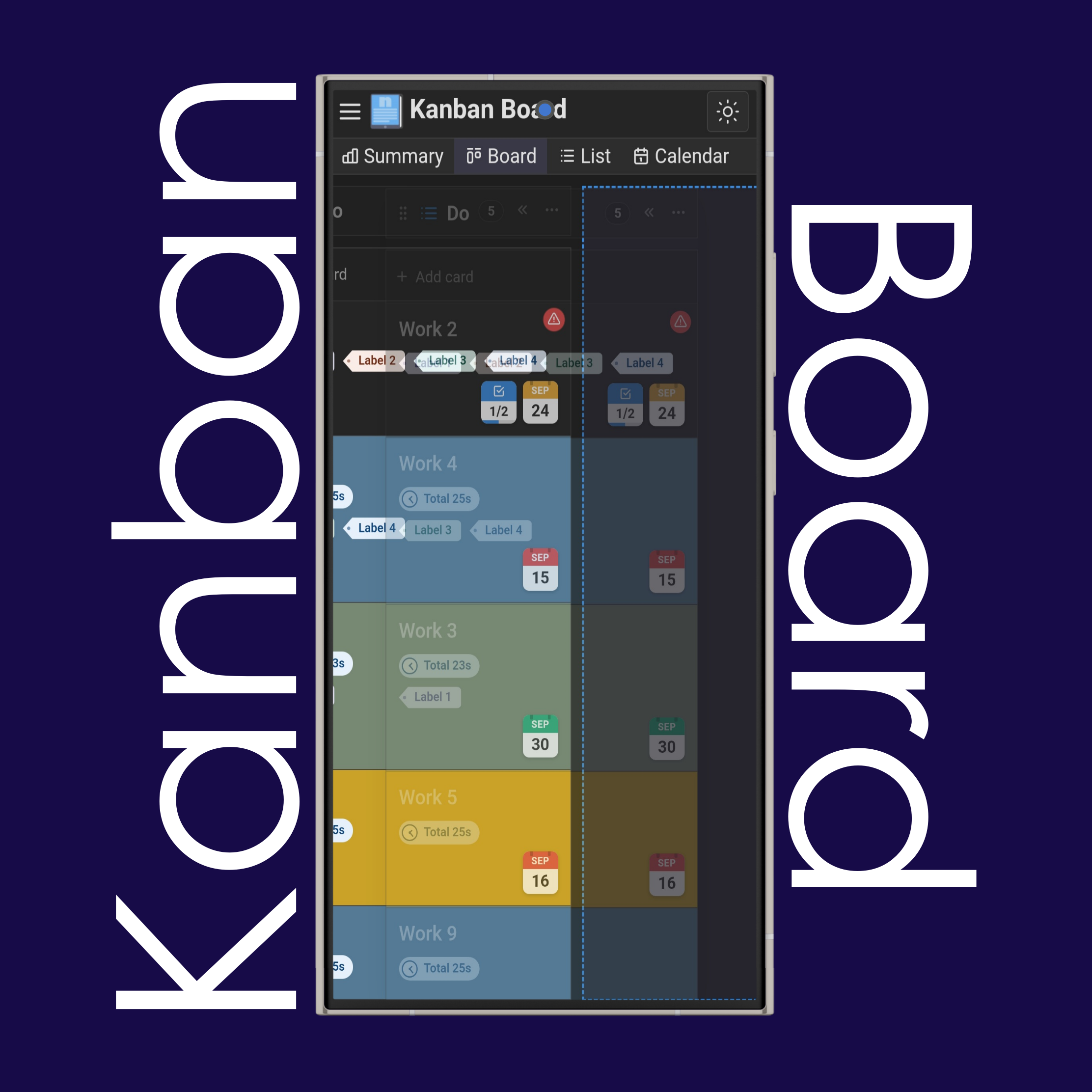 Move Kanban Columns and Swimlanes