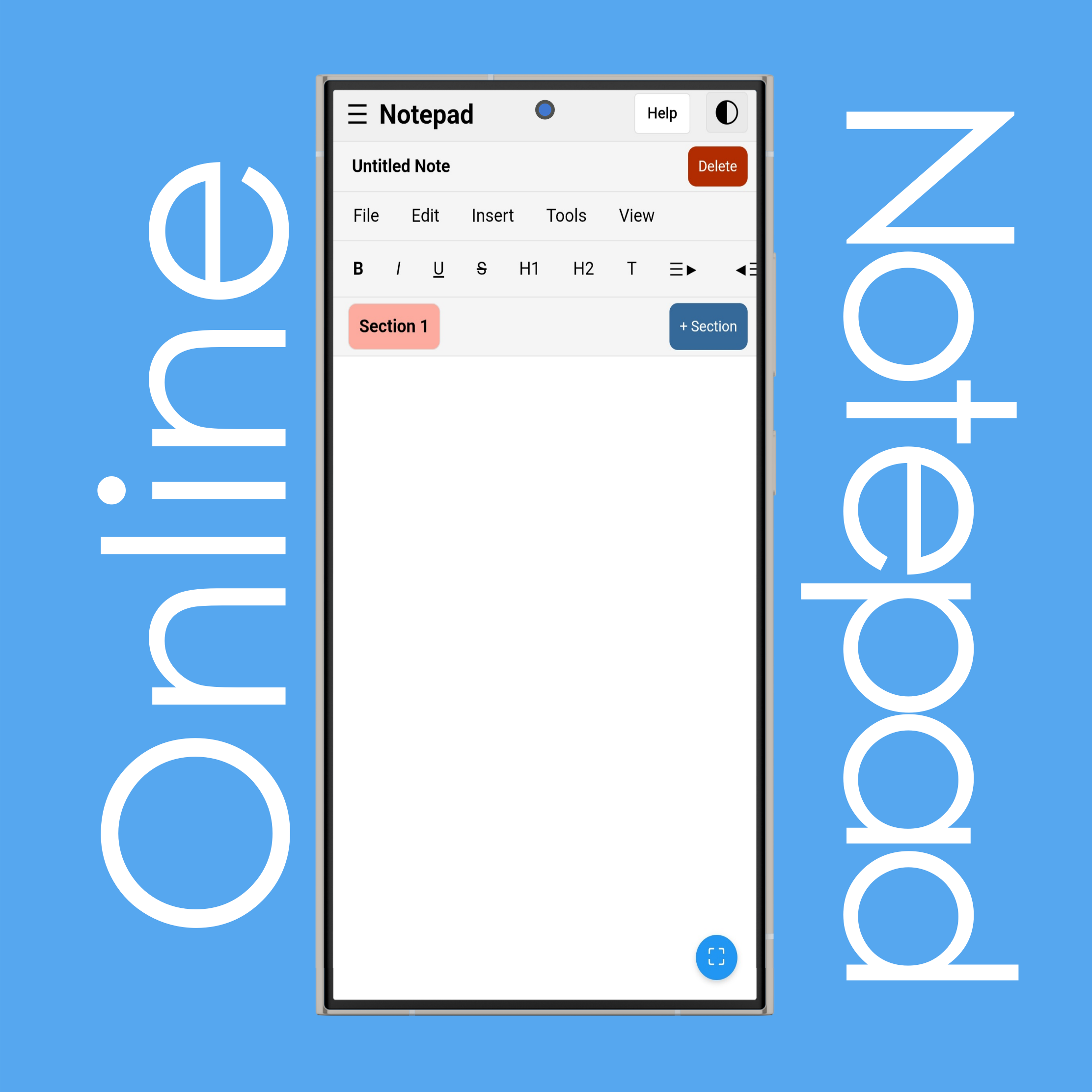 Notepad Light & Dark Mode