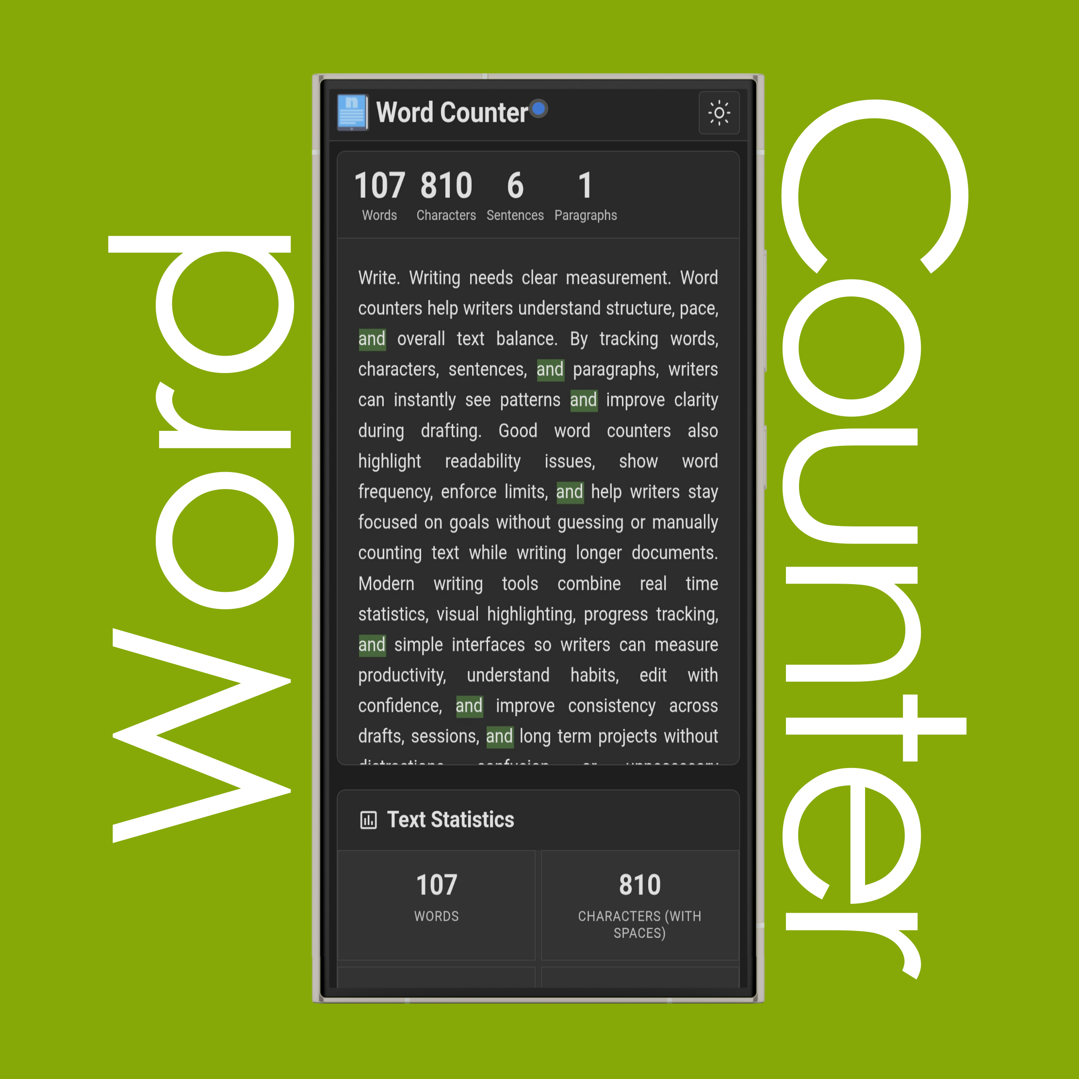 Find and Highlight Words