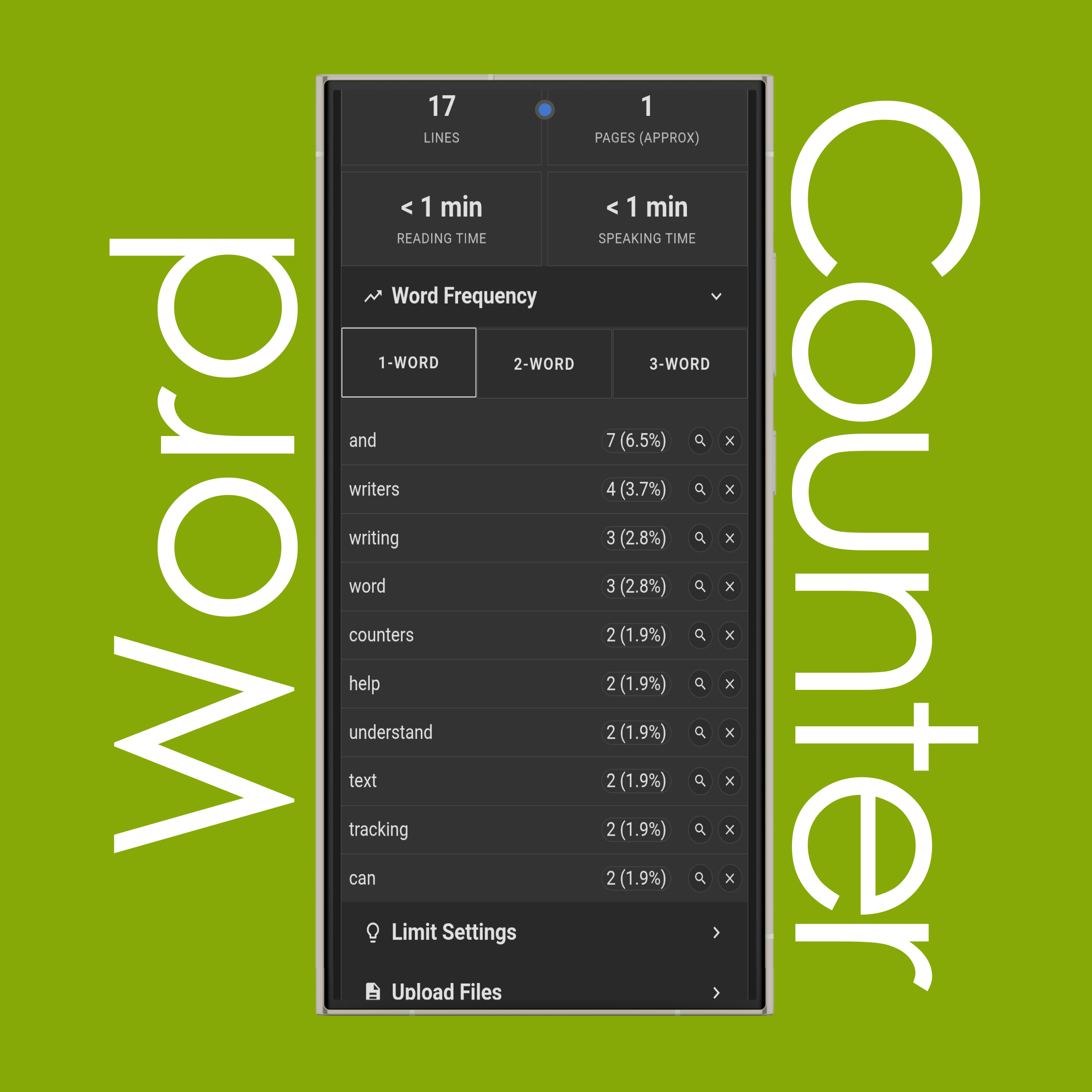 Word Frequency and Finder