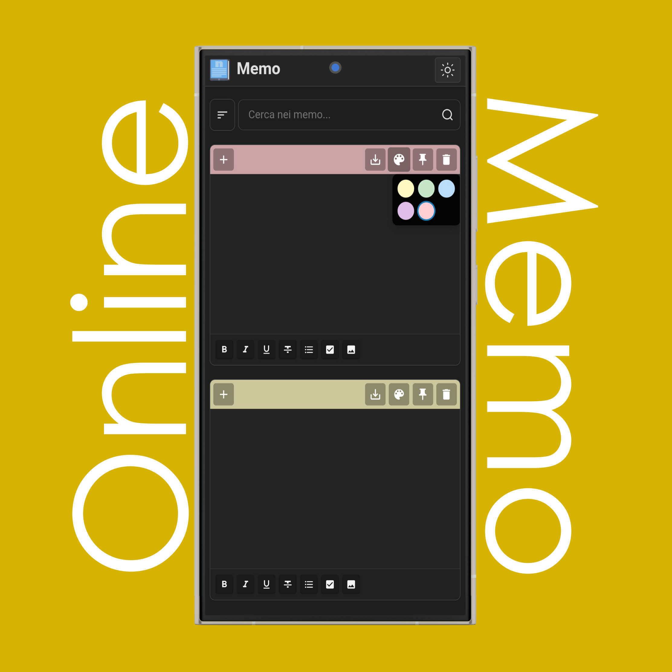 Memo a Colori