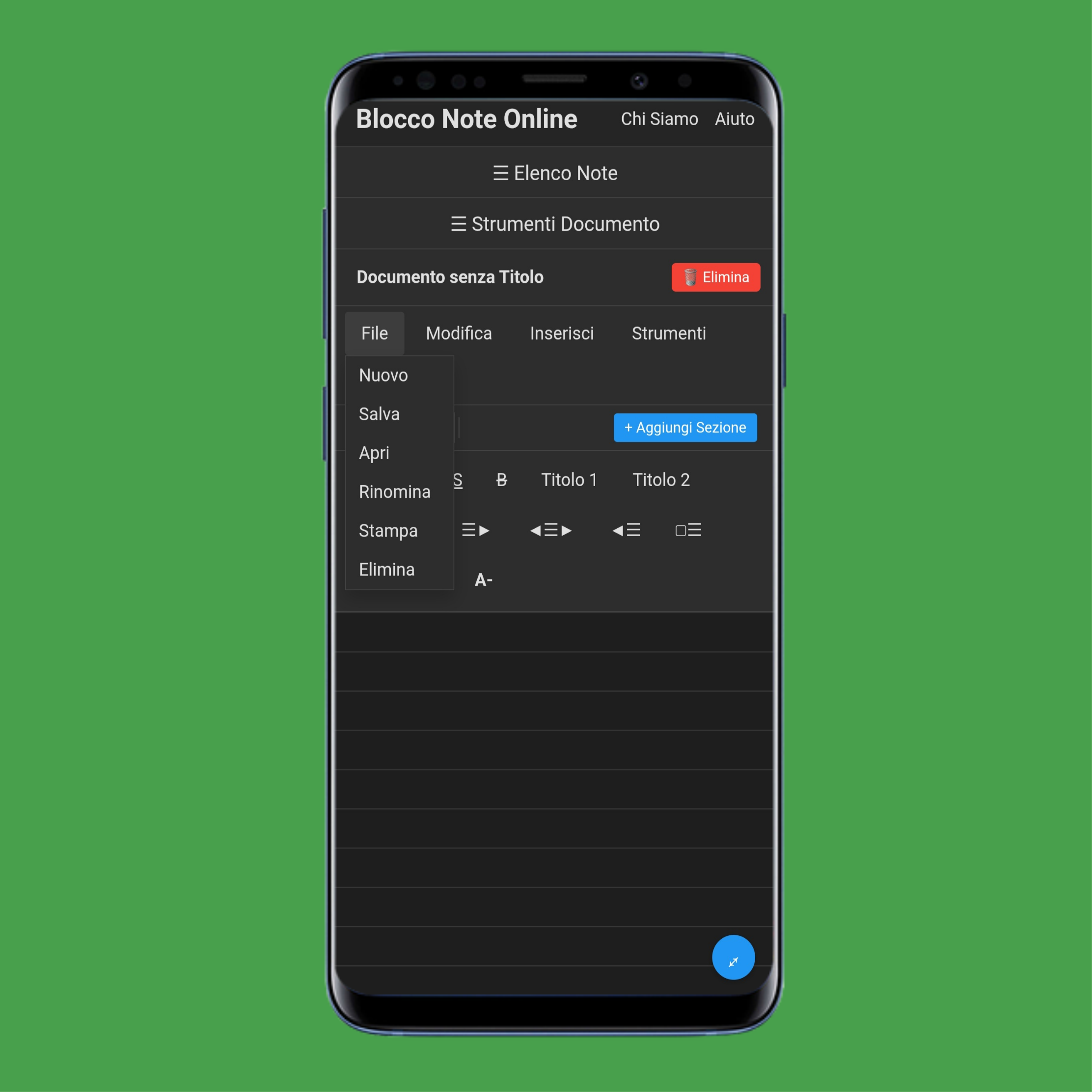Menu File