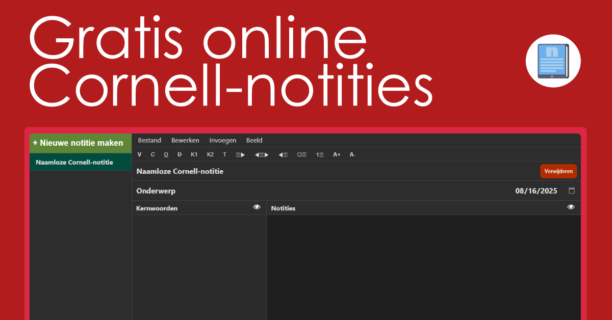 Online Cornell Notes