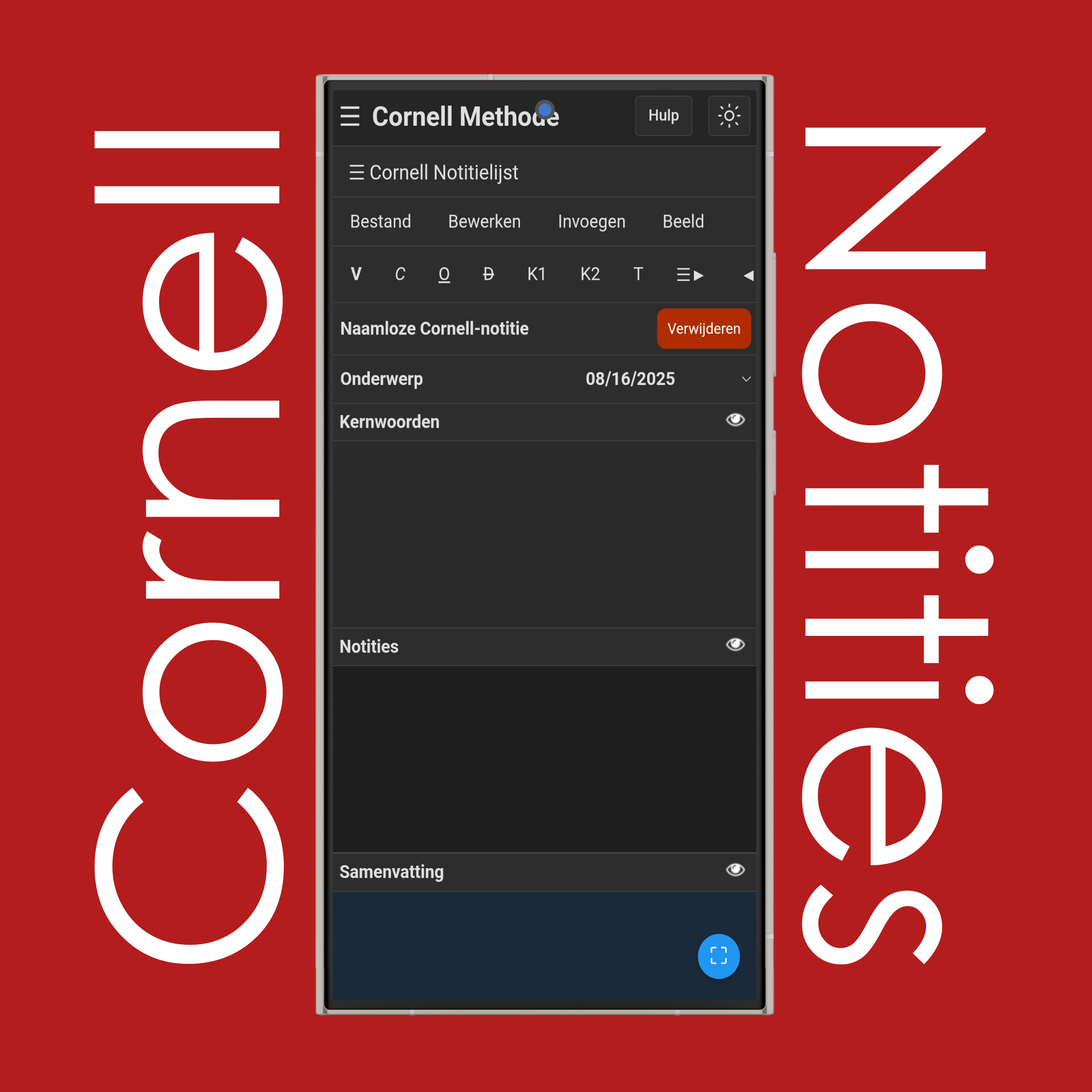 Cornell-notitielijst
