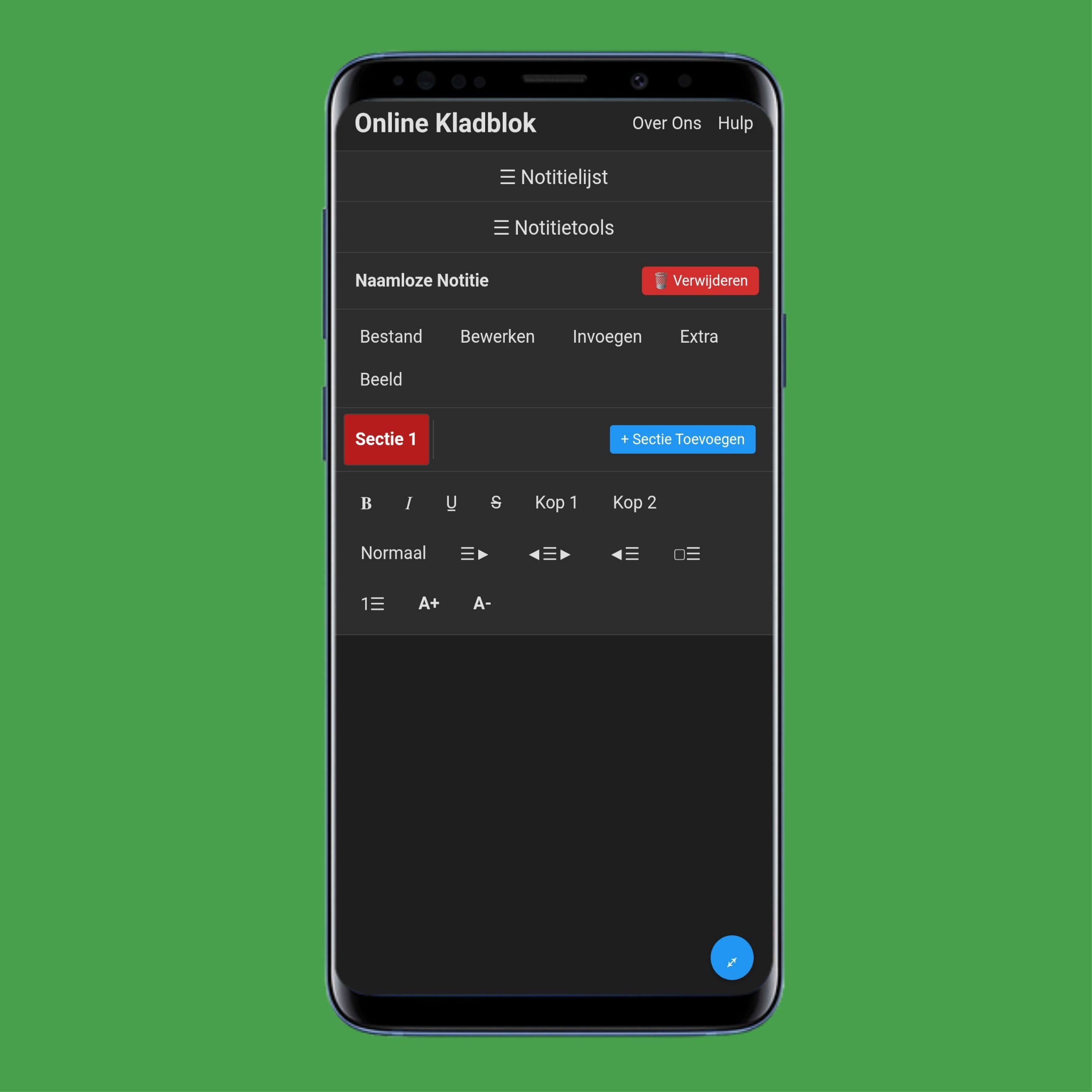 Mobiele Startpagina