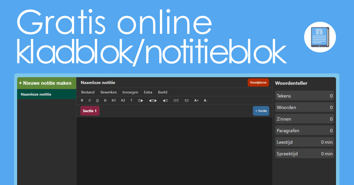 Online Kladblok Gratis Tekstverwerker Met Sjablonen Online Kladblok Gratis Tekstverwerker Met Sjablonen