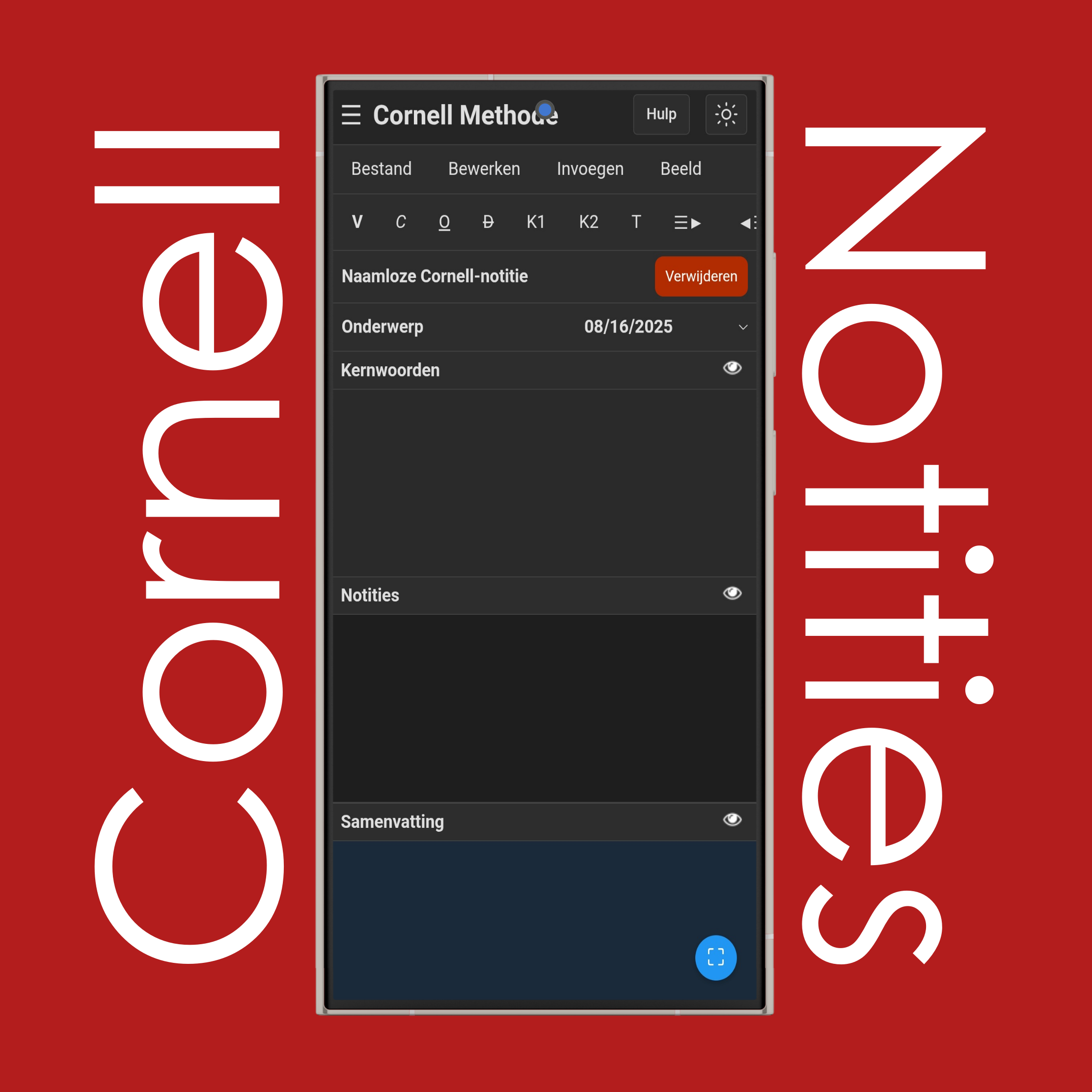 Online Cornell-notities