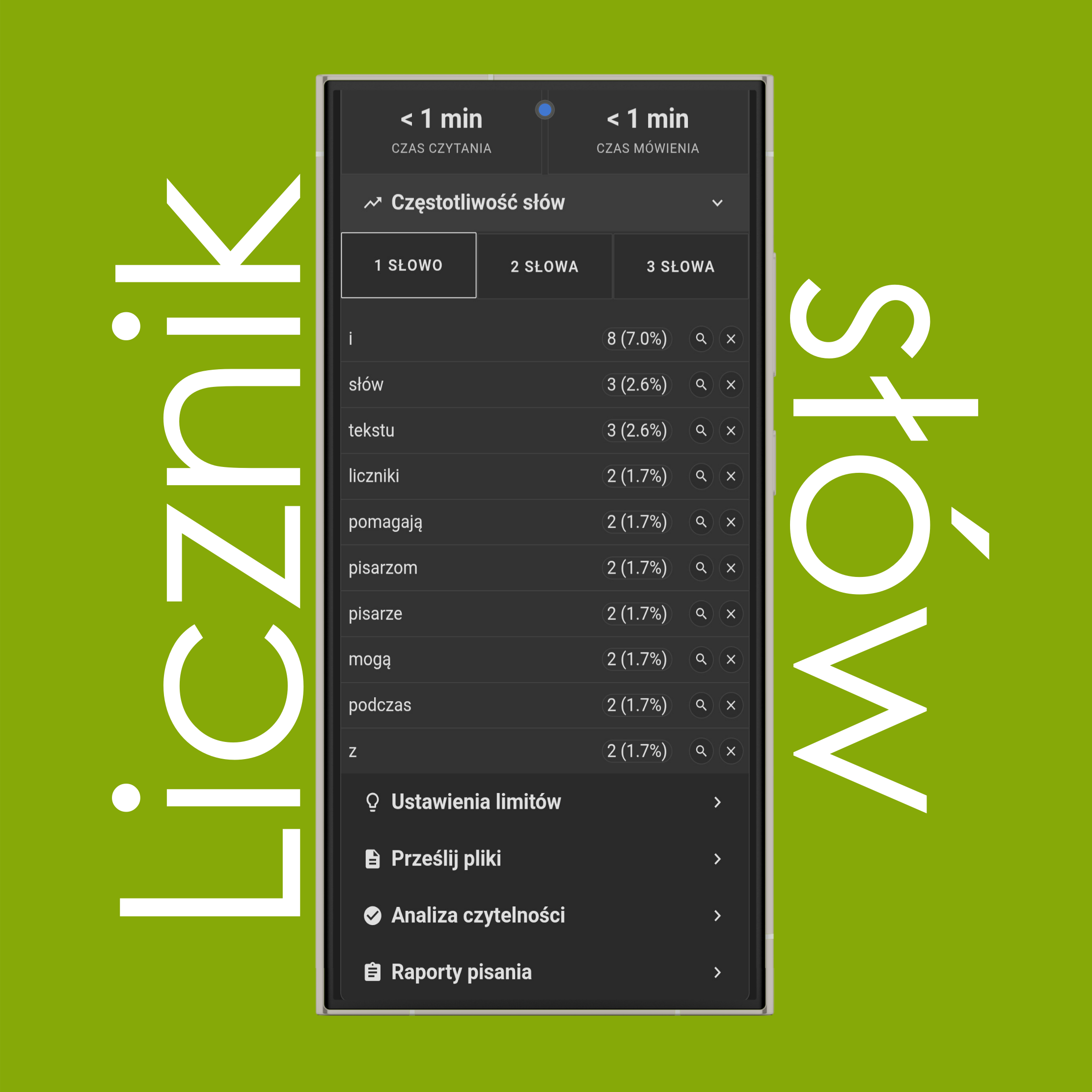 Częstotliwość słów i wyszukiwarka