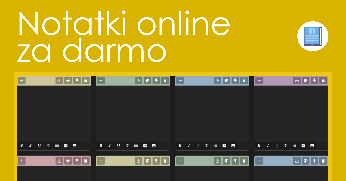 Notatki online