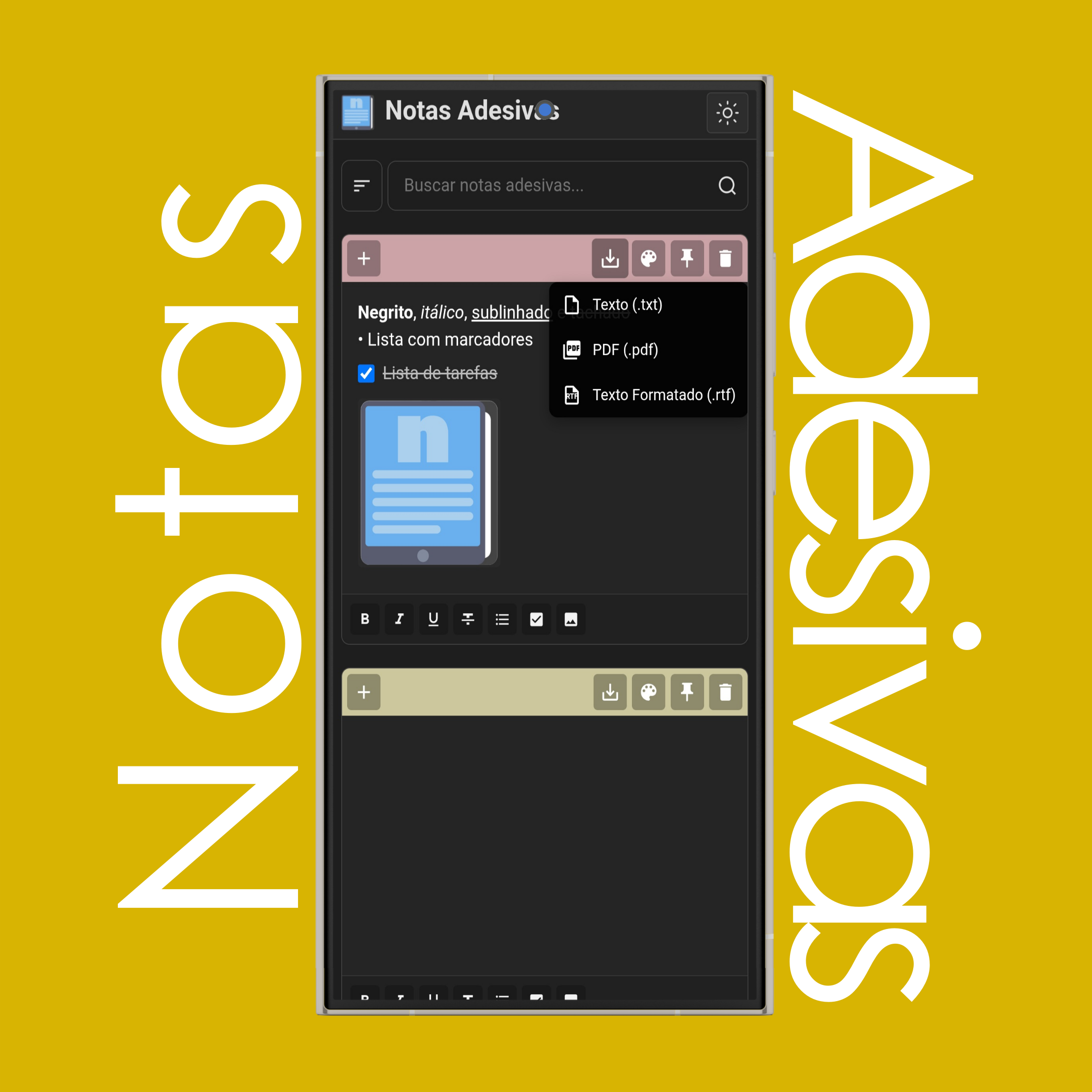 Baixar Notas Adesivas