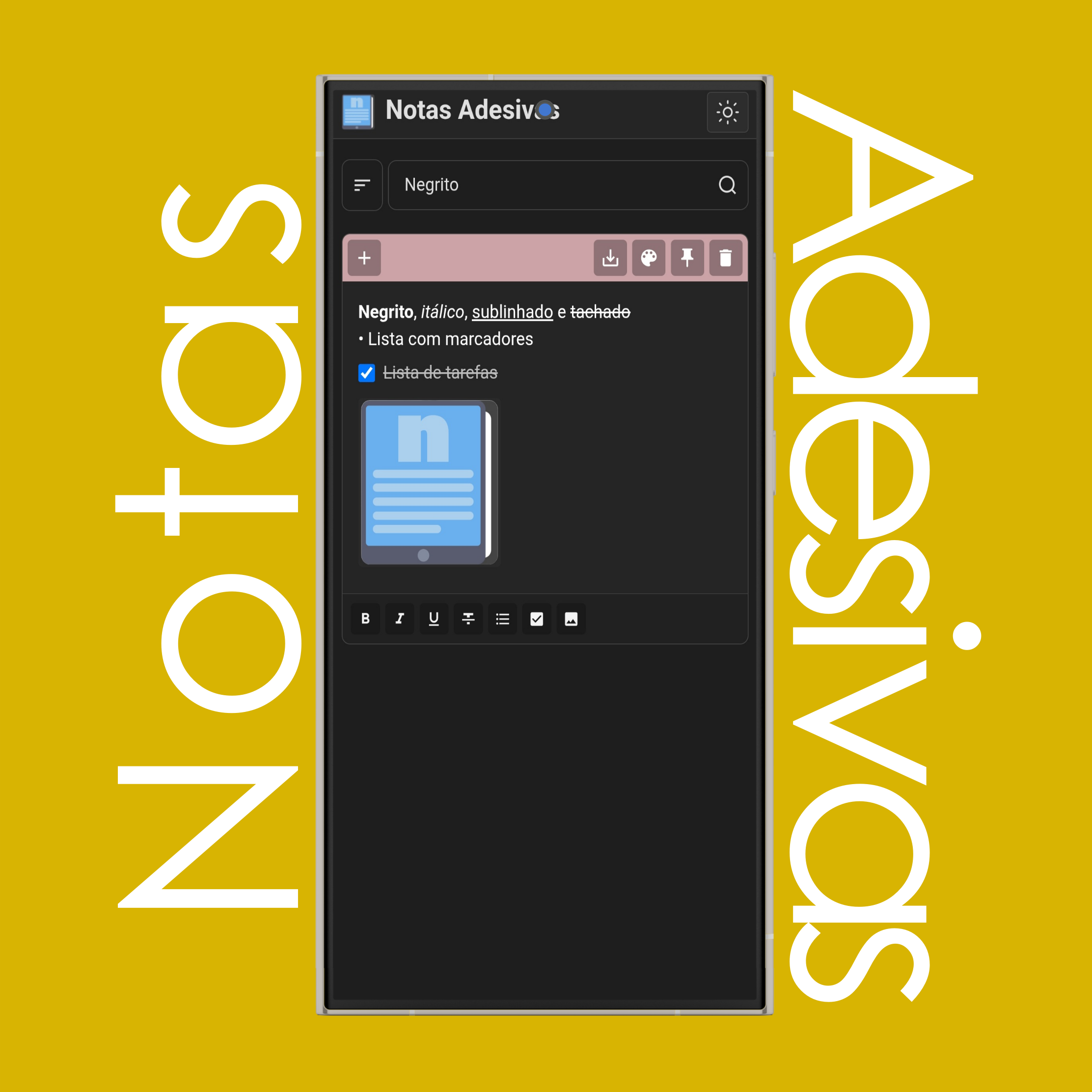 Buscar Notas Adesivas