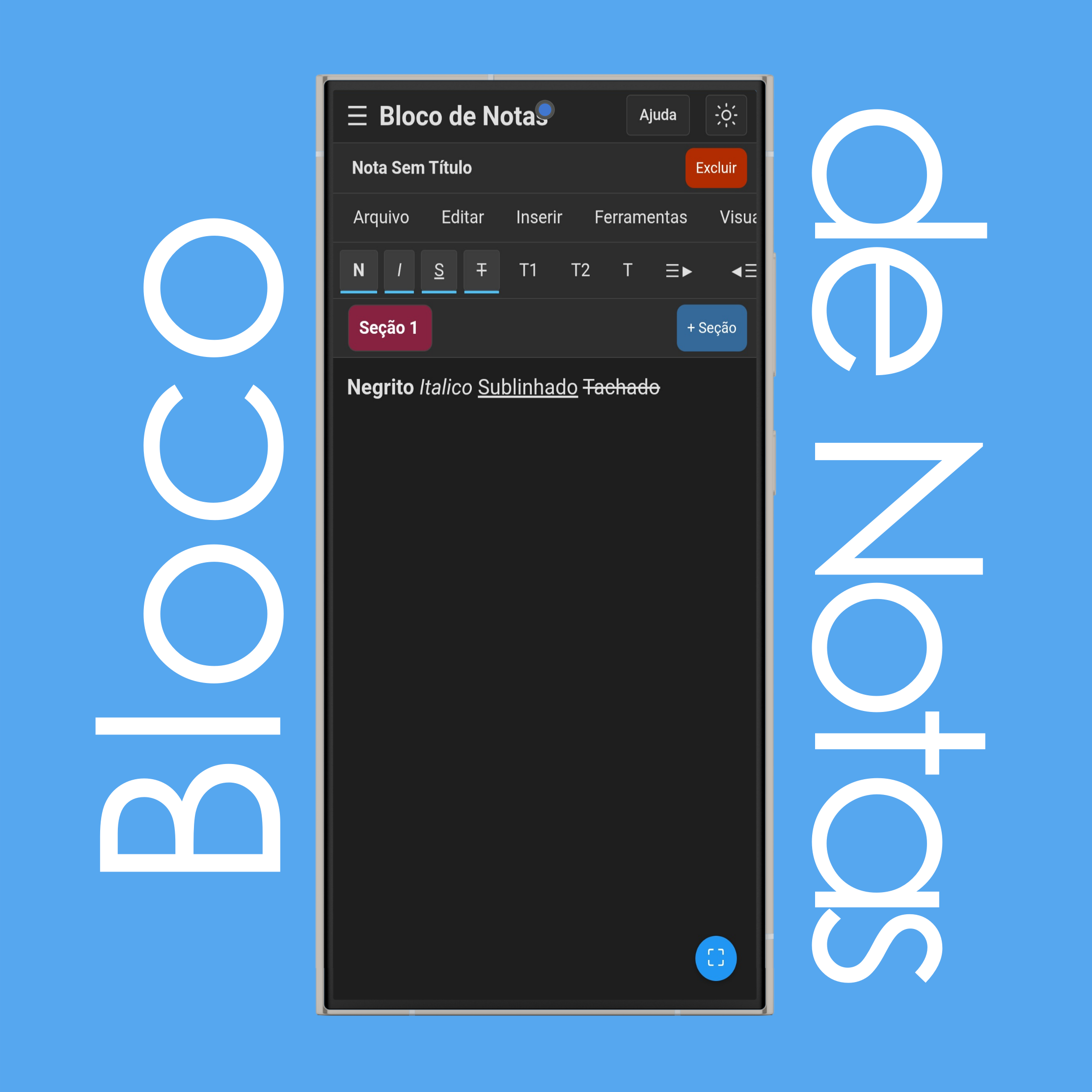 Configurações de Formatação de Texto do Bloco de Notas