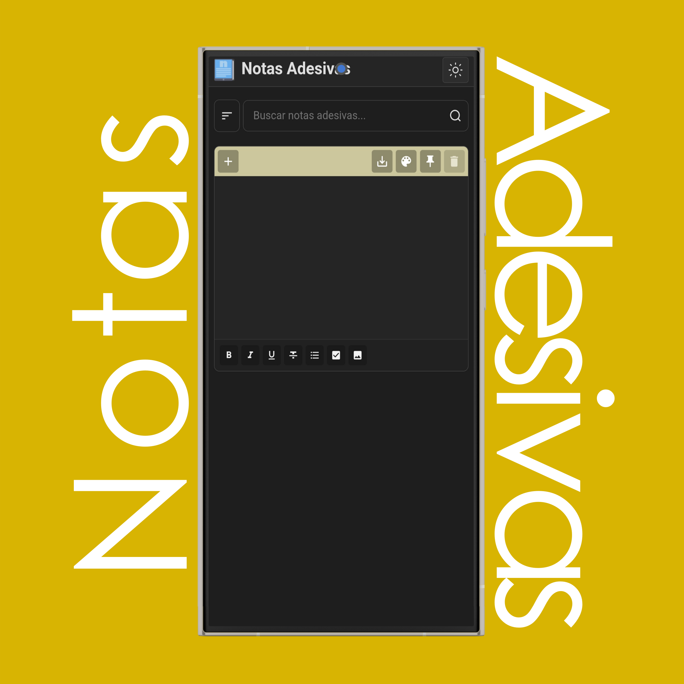 Adicionar (Criar) Novas Notas Adesivas