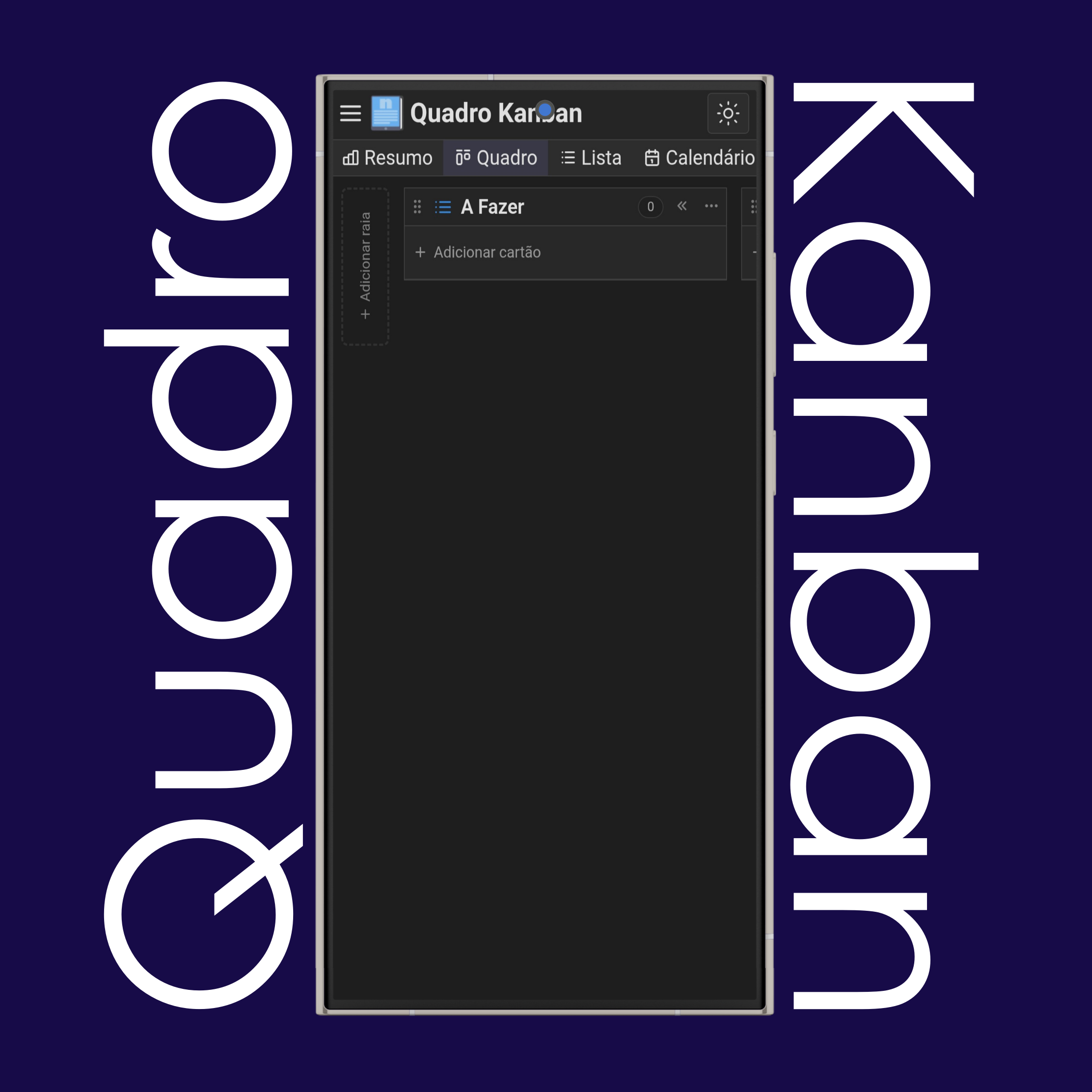 Adicionar cartões ao quadro Kanban