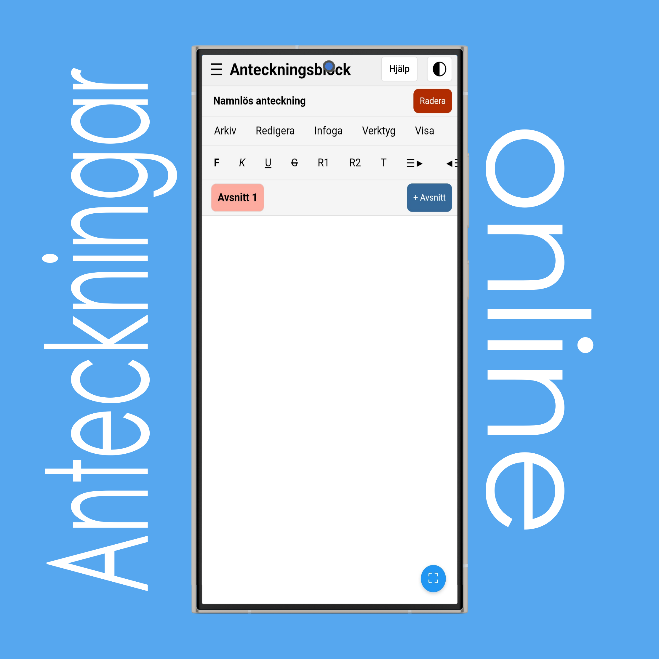 Anteckningsblock: Ljust & mörkt läge