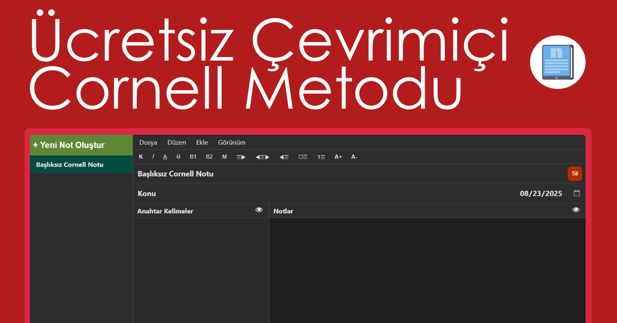 Online Cornell Metodu