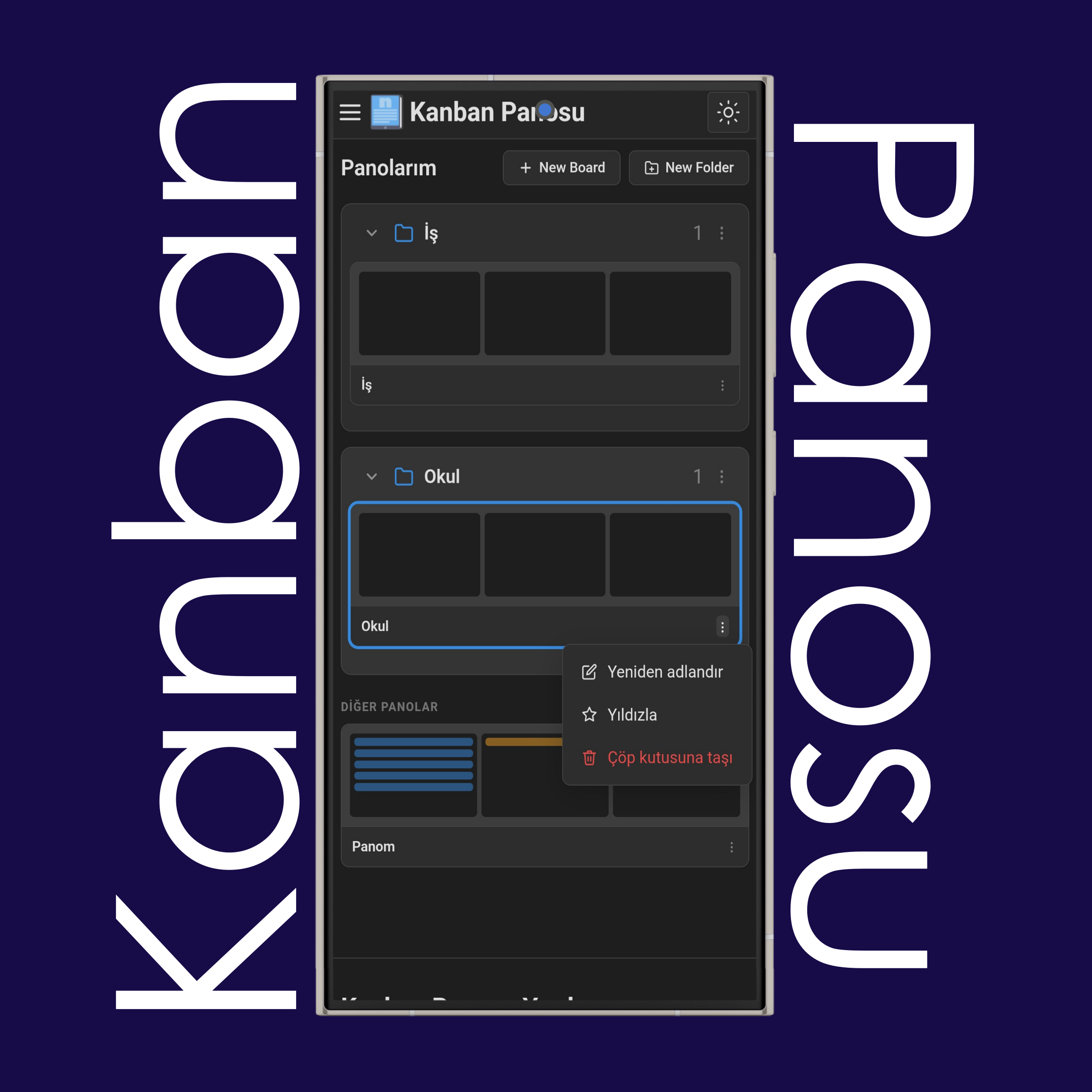 Kanban Panoları Listesi