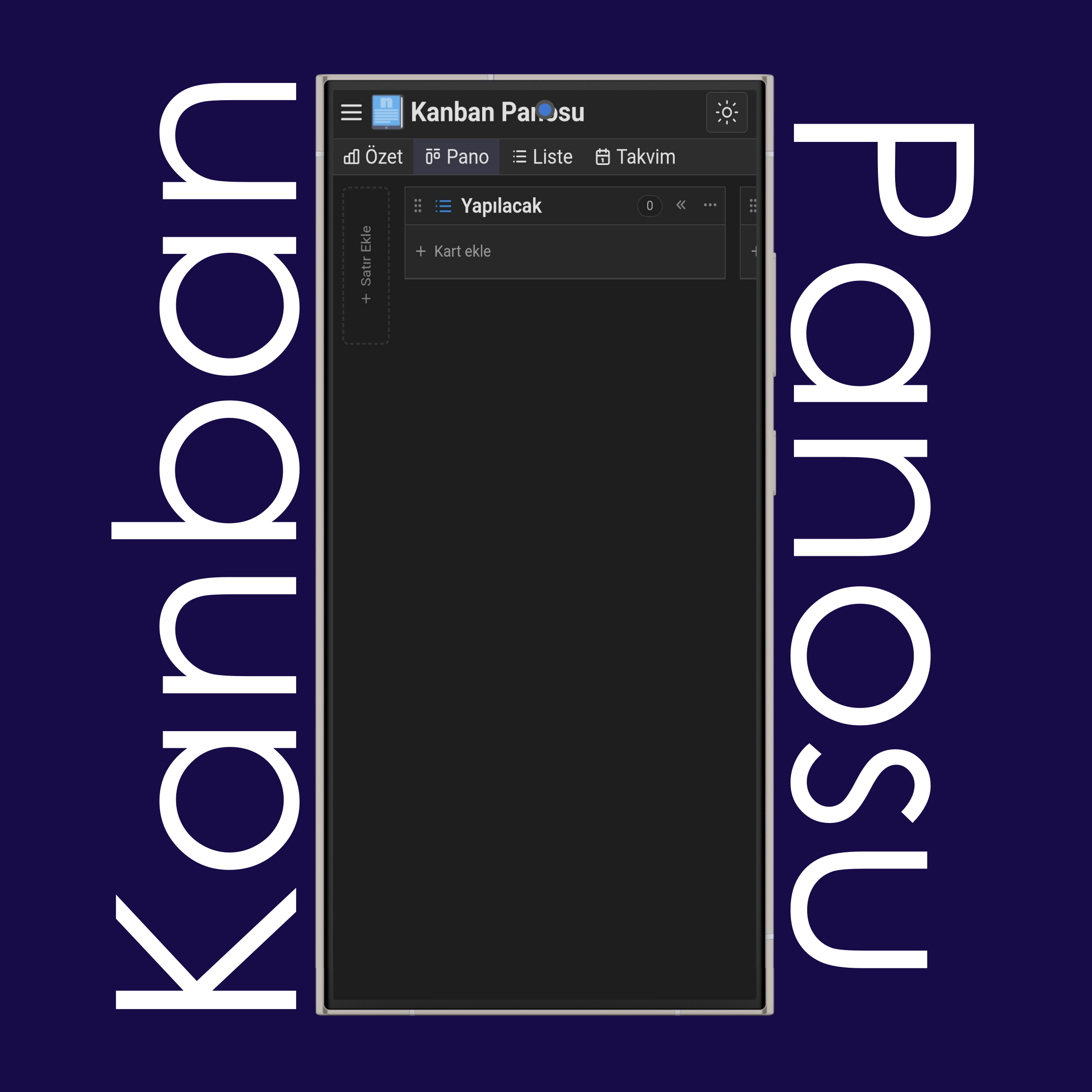 Kanban Panosuna Kart Ekleme