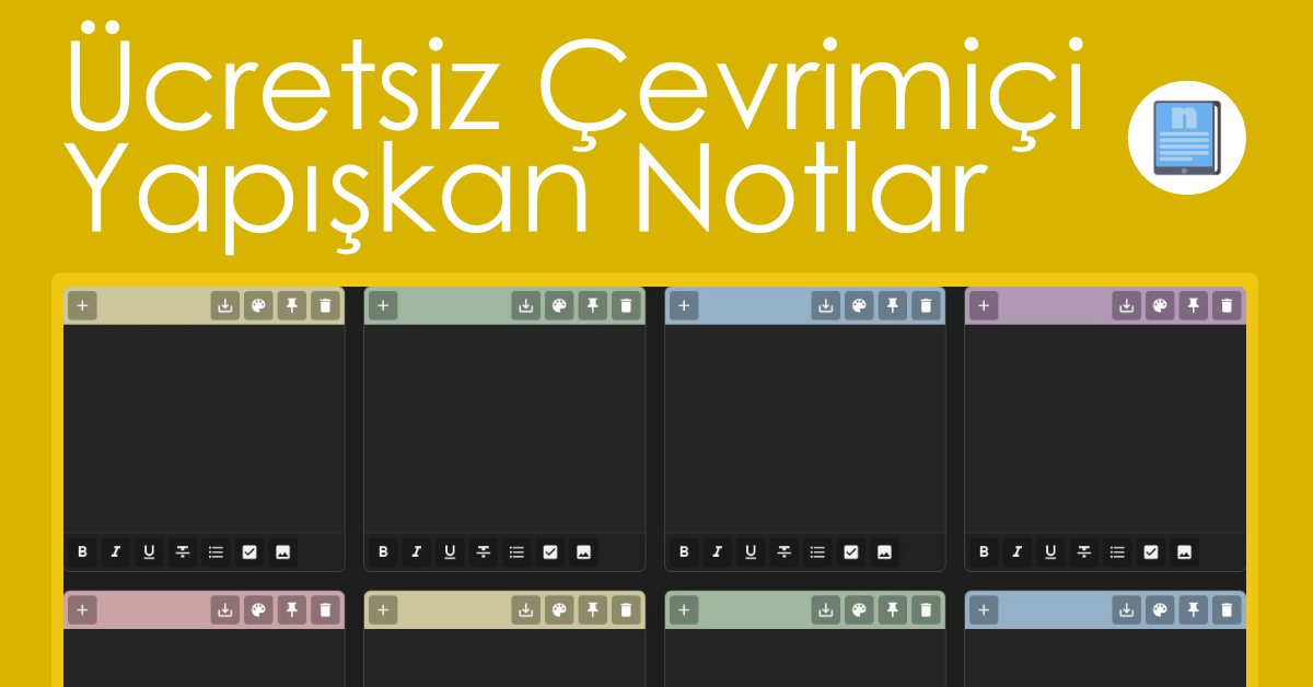 Online Yapışkan Notlar